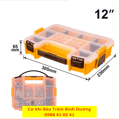 Hộp nhựa đựng linh kiện 12 inch INGCO PBX1211