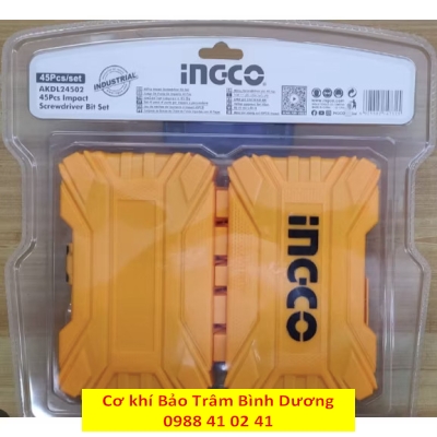 Bộ 45 mũi khoan và vặn vít INGCO AKDL24502 ( Sale online)