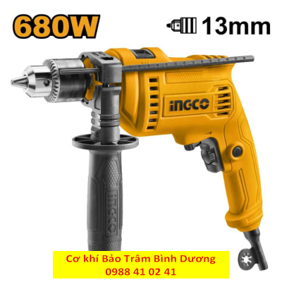 Máy khoan búa 680W 13mm ID6808