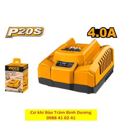 INGCO22_Đế sạc nhanh pin 20V FCLI20411
