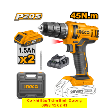 INGCO23_Máy khoan pin CDLI20028