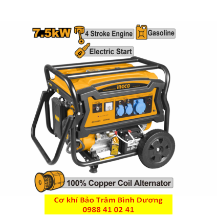 INGCO22_Máy phát điện dùng xăng GE75006